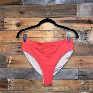 SKIN. High Waist Bikini Bottom XTRA LIFE Persimmon/Sand Size Small / S